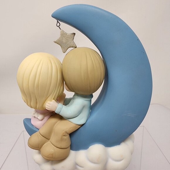 Precious Moments "I Love You To The Moon And Back" Figurine 6.5" No box - Picture 5 of 8